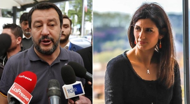 Salvini-Raggi, nuova lite. «Roma piena di monnezza». «Polemiche elettorali»