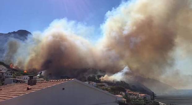 Paura all'Isola d'Elba, un vasto incendio minaccia le case