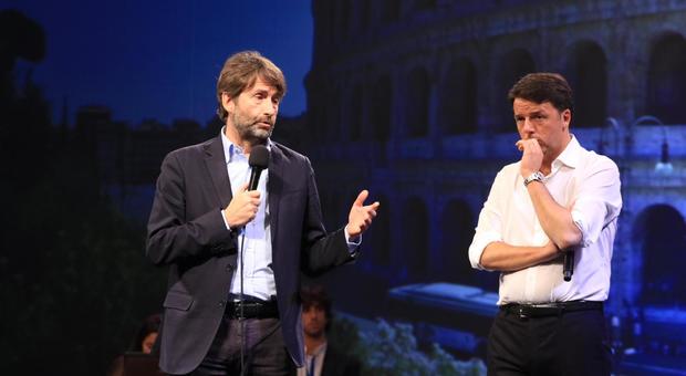 Scontro nel Pd sui 5 stelle, l’arrivederci di Franceschini e l’addio di Renzi
