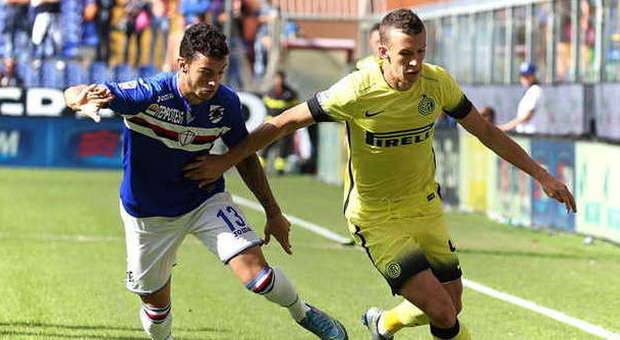 Sampdoria Inter 1-1, Mancini si accontenta Vantaggio di Muriel, pari di Perisic