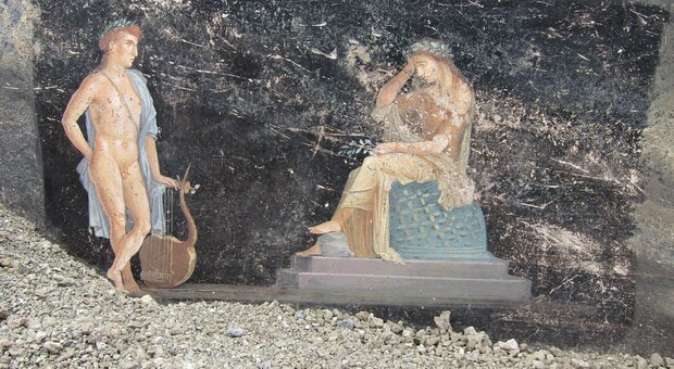 Apollo e Cassandra nel Salone nero Regio IX