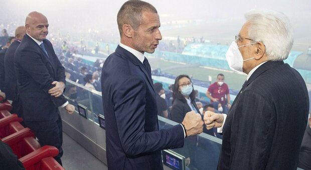 Italia, c'è Mattarella: l'uomo in più a Wembley