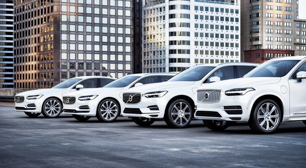 Alcuni dei modelli della gamma Volvo