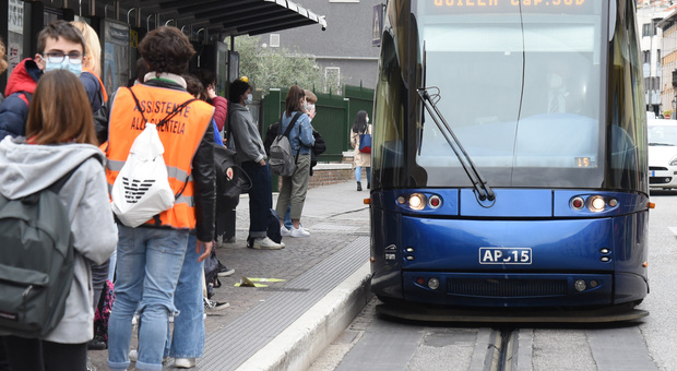 Tram a Padova (foto d'archivio)