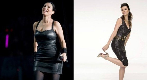 Laura Pausini prima e dopo la dieta