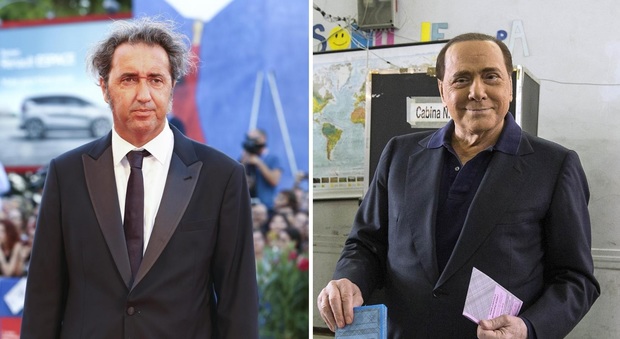 Paolo Sorrentino e Silvio Berlusconi