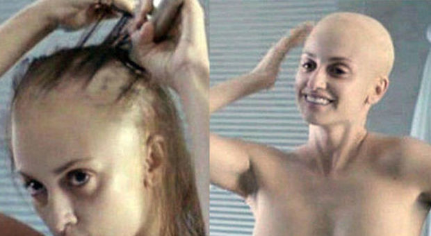 Penelope Cruz provata e senza capelli: un tributo alle donne malate di cancro