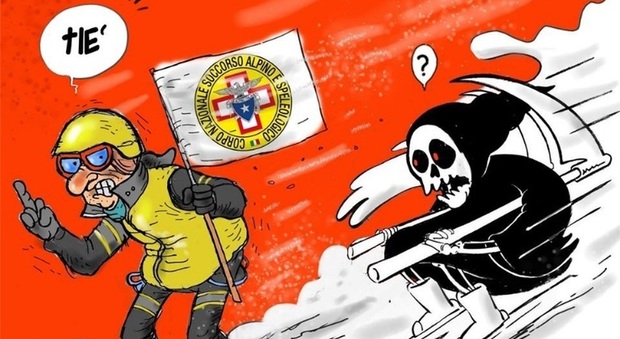 Rigopiano: ecco risposta italiana alla vignetta di Charlie Hebdo
