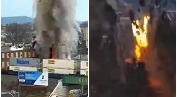 Esplosione nella fabbrica di cioccolato, 2 morti e 9 dispersi: il video choc dell'incidente