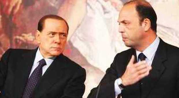 Il premier Berlusconi e il ministro Alfano