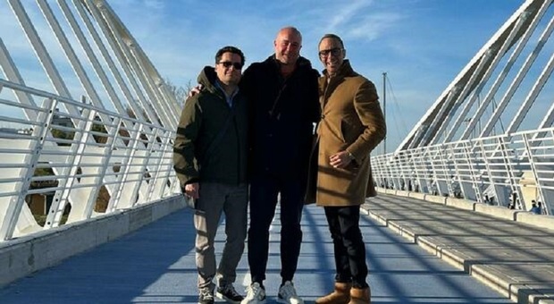Fermo, i tre “padri” del nuovo ponte: «Mancano gli ultimi dettagli». Sopralluogo dei due architetti e dell'ingegnere