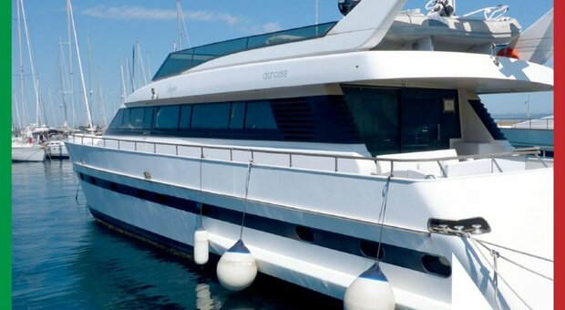 Lo yacht Brigitte di 24 metri il primo bene messo all'asta dall'Agenzia delle Dogane