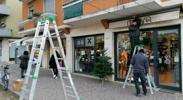 Venezia Lido, rubano l'albero di Natale dei commercianti e spariscono nel nulla: «Furto odioso, atmosfera rovinata»