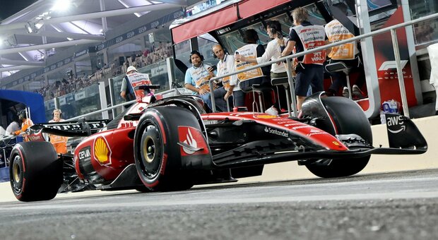La Ferrari di Charles Leclerc ad Abu Dhabi