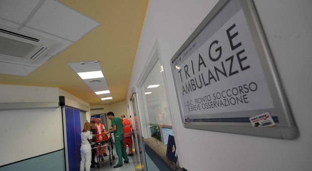 Il pronto soccorso dell'ospedale San paolo a Civitavecchia (Foto Luciano Giobbi)