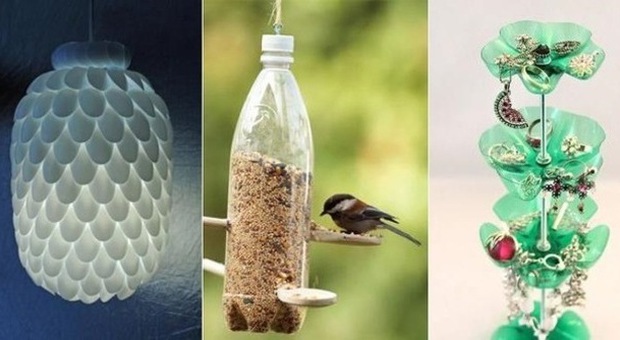 La plastica non si butta: tutte le migliori idee per riciclare bottiglie e tappi