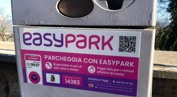 A Orvieto sosta a pagamento anche con la App "EasyPark"