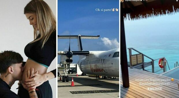 Sophie Codegoni vola alle Maldive con Alessandro Basciano: resort di lusso e camera galleggiante