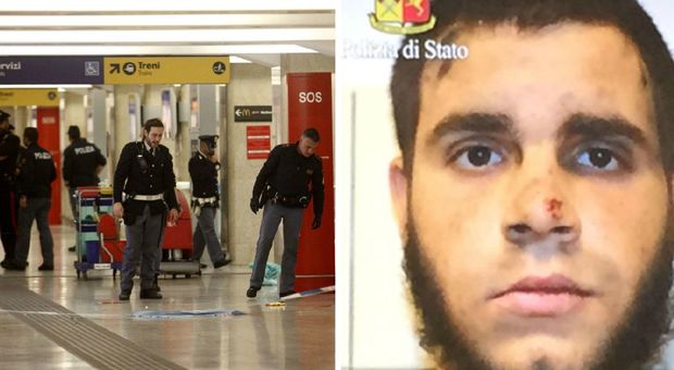 Milano, militari e agente accoltellati, Hosni indagato per terrorismo: «Mi dispiace, ero arrabbiato»
