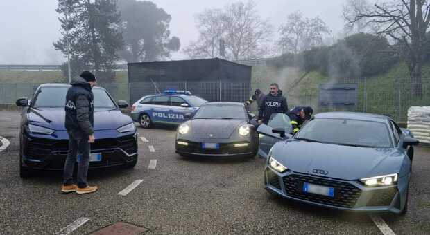 Orvieto. La Polizia Stradale blocca un traffico di auto di lusso del valore di un milione di euro