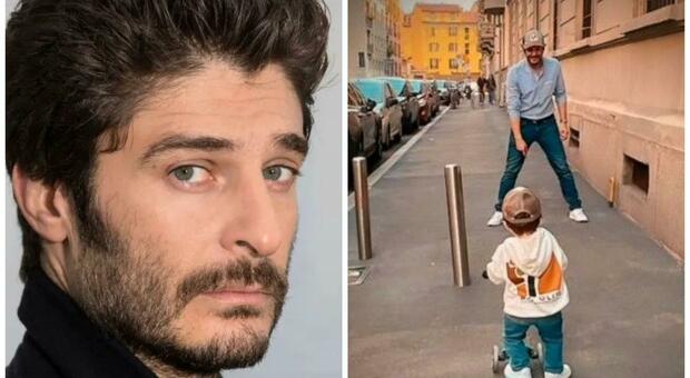 Lino Guanciale, la rara foto col figlioletto Pietro: «La felicità è...». Il post su Instagram è commovente