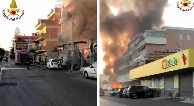 Supermercato in fiamme, paura alle porte di Roma: evacuate due palazzine. Cosa è accaduto