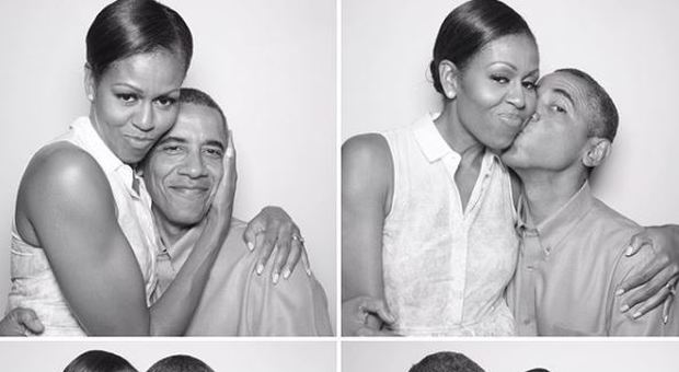 Barack Obama booum di like per i romantici auguri a Michelle: «Sei la mia stella»