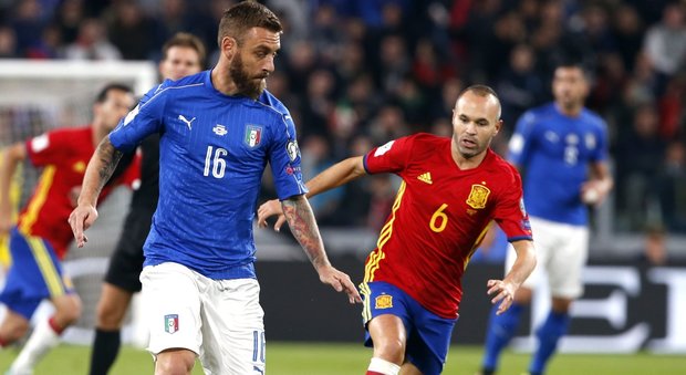 L'Italia ferma la Spagna: 1-1 De Rossi risponde a Vitolo