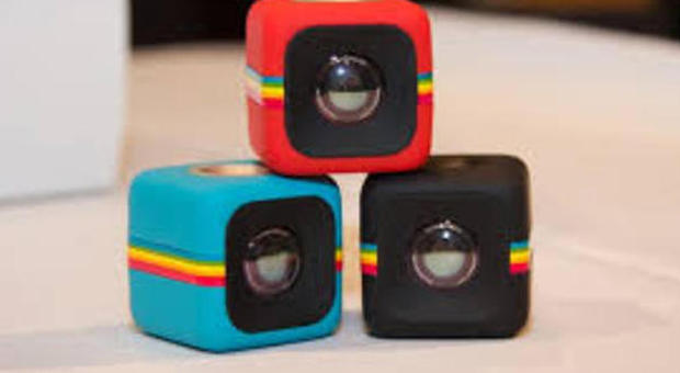 Un'immagine di Cube, l'action-cam firmata Polaroid