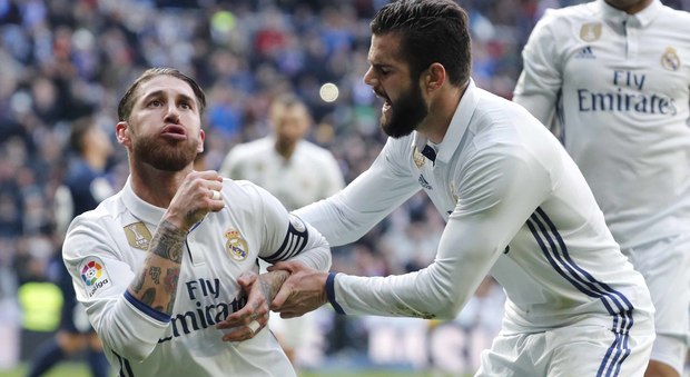 Il Real torna al successo con la doppietta di Sergio Ramos