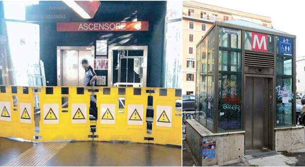 Metro A e B a Roma, ascensori off limits tra guasti e revisioni: fuori uso un impianto su tre