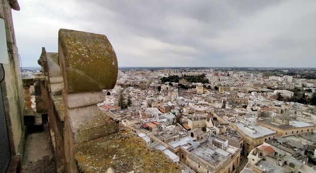 Una vista di Lecce dal campanile