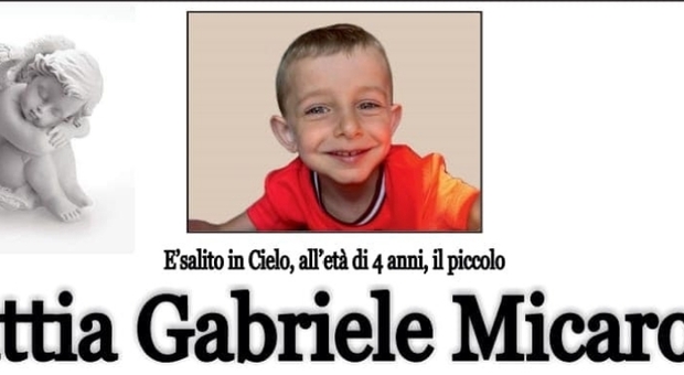 Muore durante le feste di Natale, Pescara piange Mattia Gabriele: aveva solo 4 anni