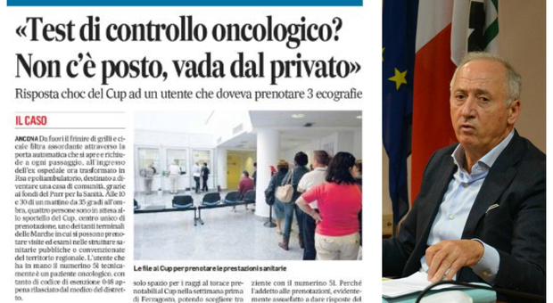Malato oncologico, Saltamartini dopo la denuncia del Corriere: «Comportamento gravissimo. Dobbiamo bypassare il Cup»