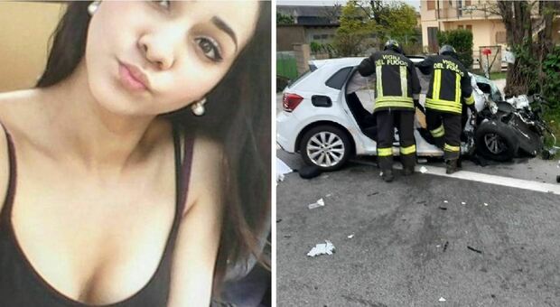 Treviso, auto si schianta contro un albero: Samira (sul sedile posteriore) perde la vita a 23 anni