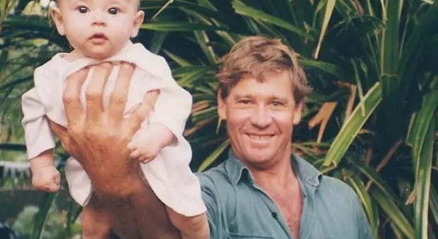 Steve Irwin con sua figlia Bindi