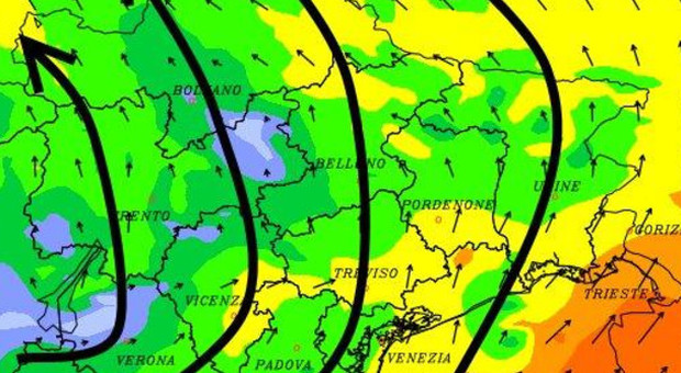 Nuova ondata di temporali in arrivo: è preallarme sul Veneto orientale