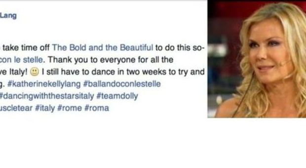 Brooke eliminata a 'Ballando', lo sfogo su Fb: ​"Rimpiango di aver lasciato Beautiful