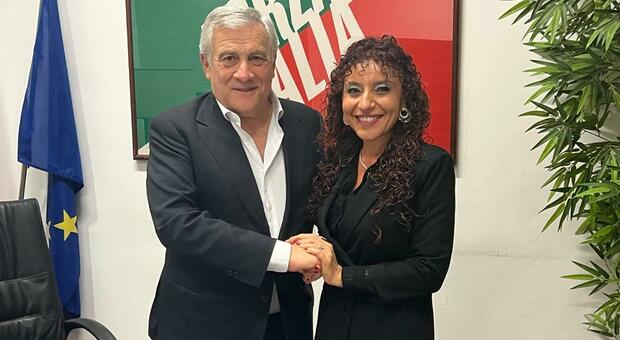 La sindaca Zuottolo e il presidente di Forza Italia Tajani