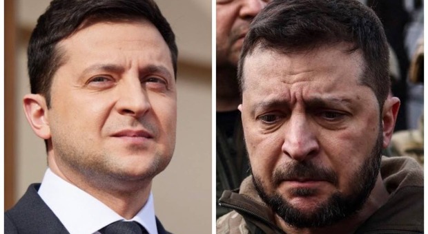 Zelensky a Bucha dimagrito e con la barba lunga: la trasformazione del presidente ucraino dall'inizio della guerra