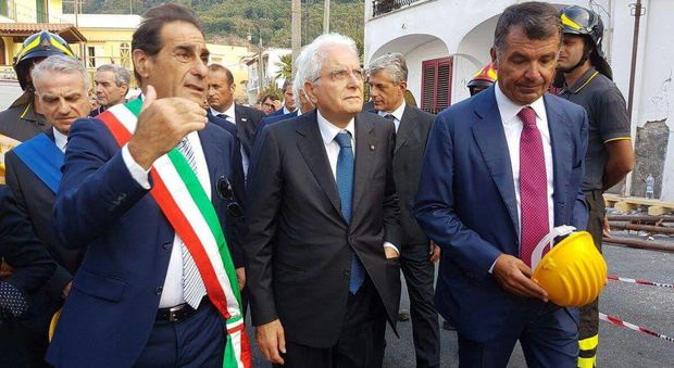 «Siamo grati al presidente Mattarella per il segnale di sensibilità a Ischia»