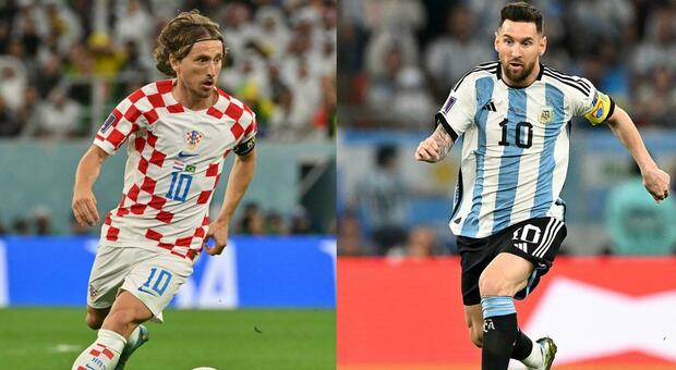 Argentina-Croazia è Messi contro Modric