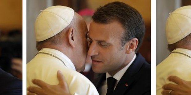 Macron dal Papa: «Sui migranti serve soluzione europea»