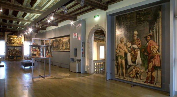 L'interno del Museo a palazzo Ricchieri