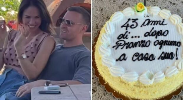 Ilary Blasi festeggia il compleanno (in ritardo) in famiglia: la frase sulla torta è tutta da ridere