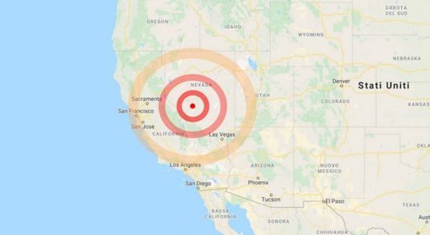 Paura in Nevada, terremoto di magnitudo 6.4: scossa avvertita fino a San Francisco