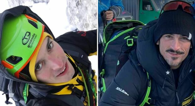 Tragica morte per due finanzieri del Soccorso Alpino, precipitati e travolti dai massi in cordata