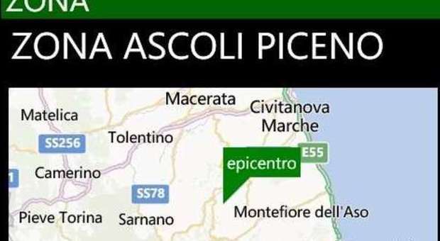Scossa di magnitudo 3.2 tra ​​Ascoli, Macerata e Fermano