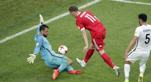 Confederations, la Russia batte la Nuova Zelanda al debutto. Putin: «E' il trionfo dello sport»