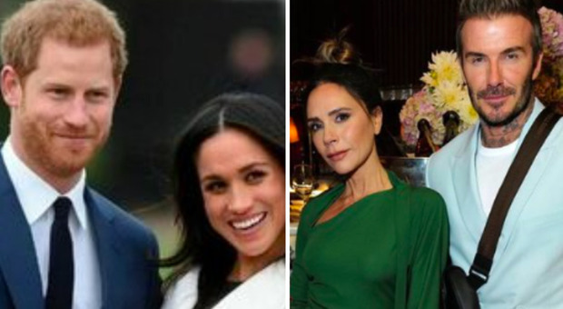 Harry e Meghan non sarebbero più amici di David e Victoria Beckham: nel 2018 li avevano invitati al matrimonio